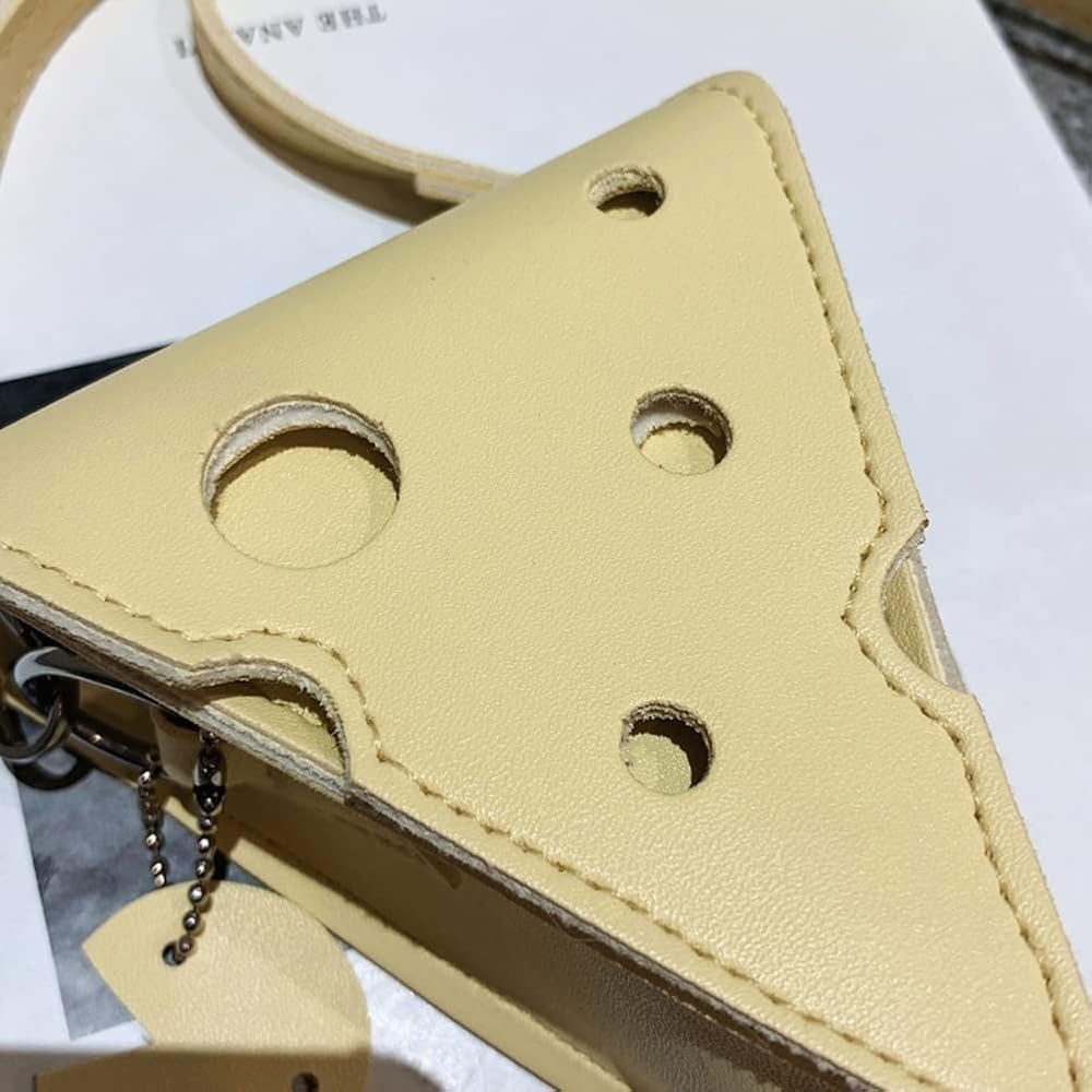 Yellow Cheese-Shaped Crossbody Bag - Picture 3 of 7